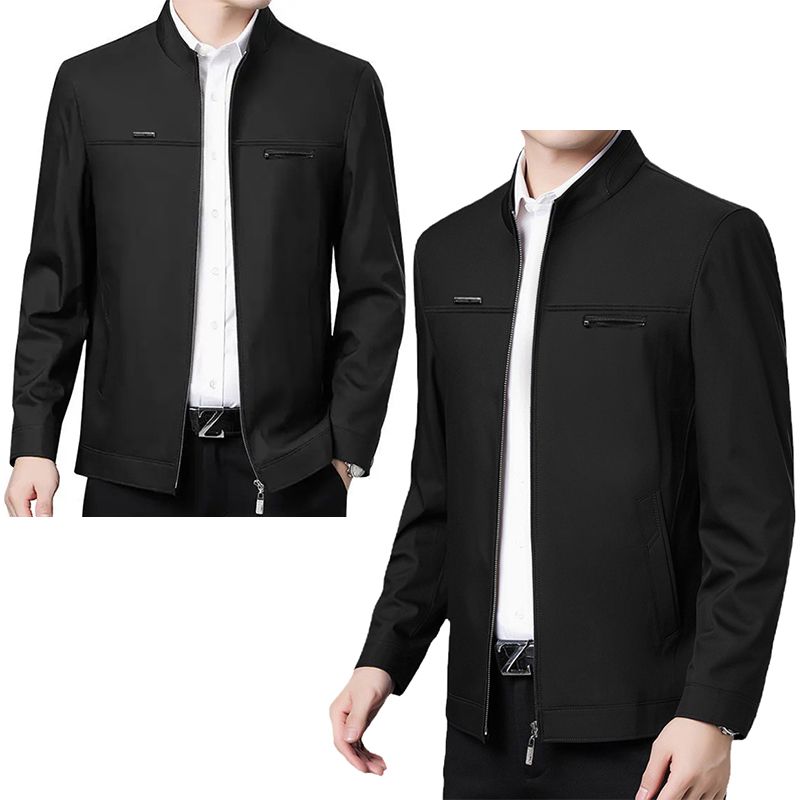 SXCHEN Men's Clothing Tops Jackets Coats New Coats For Men, Middle-Aged Casual Jackets, Daddy Tops, Middle-Aged And Elderly Jackets
