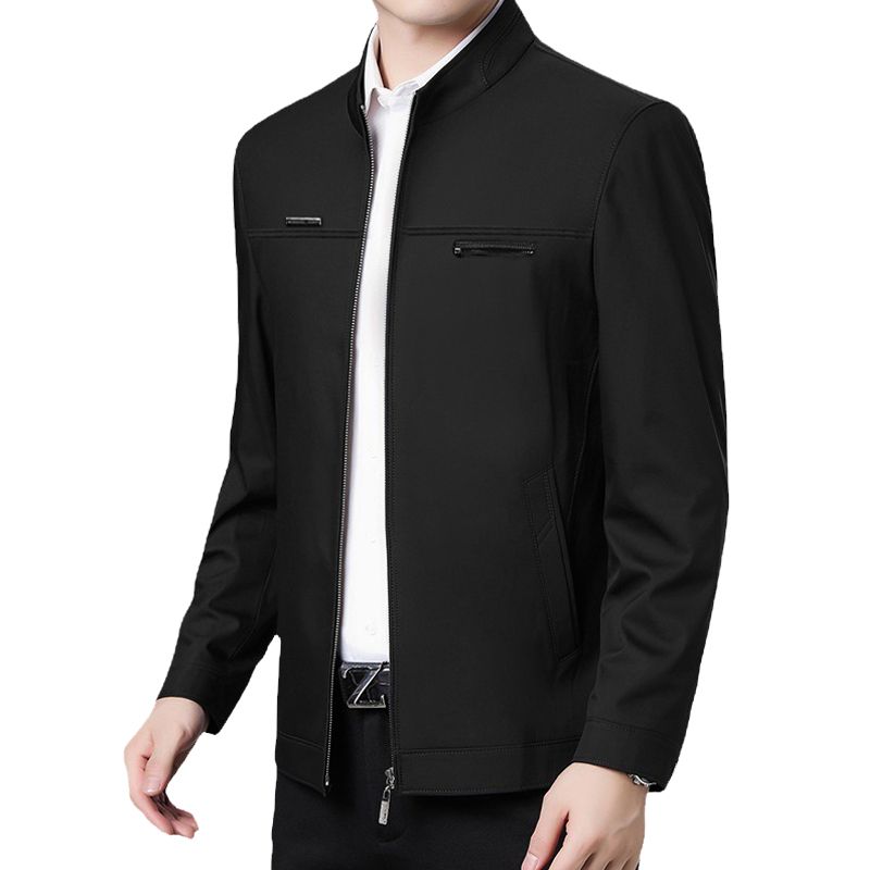 SXCHEN Men's Clothing Tops Jackets Coats New Coats For Men, Middle-Aged Casual Jackets, Daddy Tops, Middle-Aged And Elderly Jackets