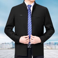 SXCHEN Men's Clothing Tops Jackets Coats New Coats For Men, Middle-Aged Casual Jackets, Daddy Tops, Middle-Aged And Elderly Jackets