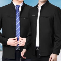 SXCHEN Men's Clothing Tops Jackets Coats New Coats For Men, Middle-Aged Casual Jackets, Daddy Tops, Middle-Aged And Elderly Jackets