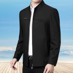 SXCHEN Men's Clothing Tops Jackets Coats New Coats For Men, Middle-Aged Casual Jackets, Daddy Tops, Middle-Aged And Elderly Jackets