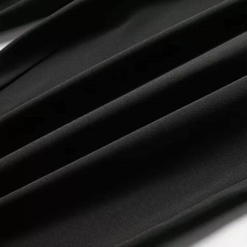 SXCHEN Men's Clothing Activewear Active Pants Ice Silk Thin Trousers Loose Zipper Straight Slim Casual Trousers Stretch Sports Trousers