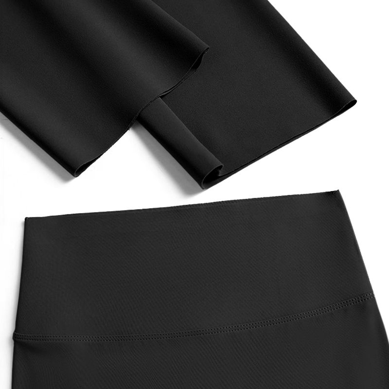 SXCHEN Women Clothing Activewear Active Pants No Embarrassing Line Shark Pants Yoga Pants High Waist Tummy Control Butt Lift Tight Slimming Yoga Leggings Sports Pants Nine-Point Pants