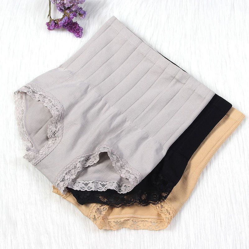SXCHEN Women's Clothing Lingerie Panties【4-Pack】Seamless High Waist Tummy Control Panties Butt Lift Shaping Pants Body Shaping Lace Panties Sport Underpants