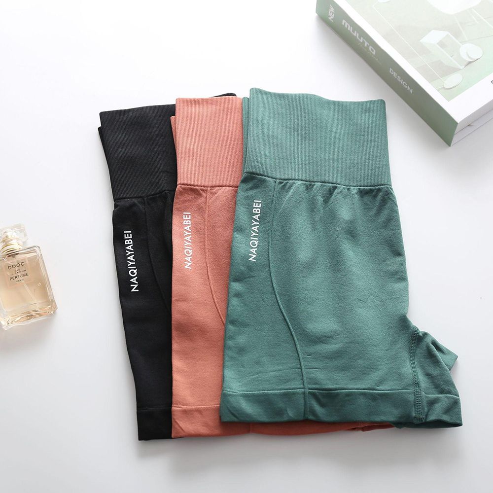 SXCHEN Women's Clothing Shorts【3-Pack】High-Waisted Tummy-Tightening Butt-Lifting Yoga Warm-Up Pants For Fitness Slimming Tight Running Sports Shorts