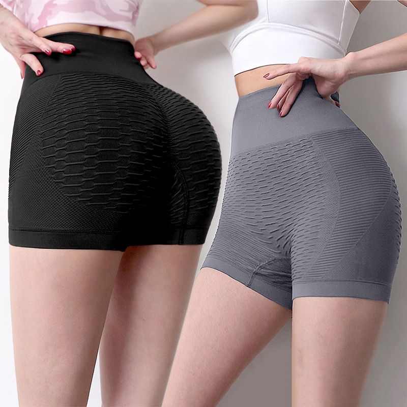 SXCHEN Women's Clothing Shorts【2-Pack】Fitness Pants, Tummy Control Pants, Butt Lifting Elastic Tight Yoga High Waist Running Sports Shorts