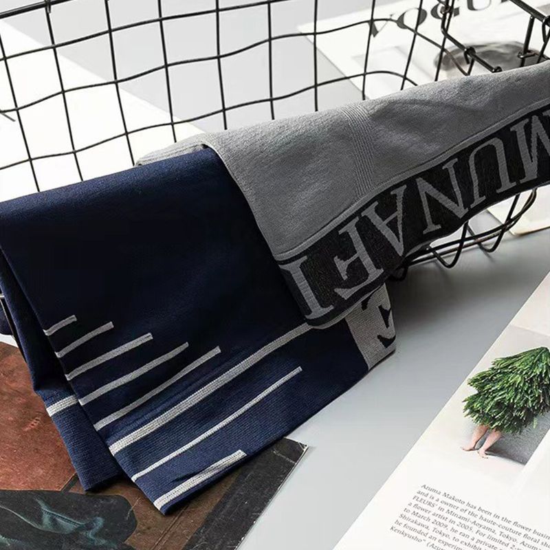 SXCHEN Men's Underwear Boxer Briefs 【4-Pack】New Style Boxer Briefs,Breathable, Highly Elastic And Comfortable Boxer Shorts Briefs