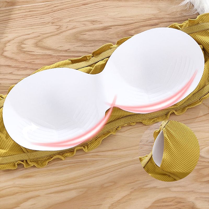 SXCHEN Women's Clothing Lingerie Bras 【2-Pack】Strapless Bandeau Bra, Push-Up, Seamless, Anti-Exposure, Wrap-Around Chest, Hot Style, Beautiful Back, New Bra