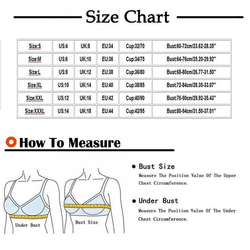 SXCHEN Women's Lingerie Bras 【2-Pack】New Underwear, Wire-Free Push-Up Bra, Seamless Large Size Running Vest, Yoga Sports Bra