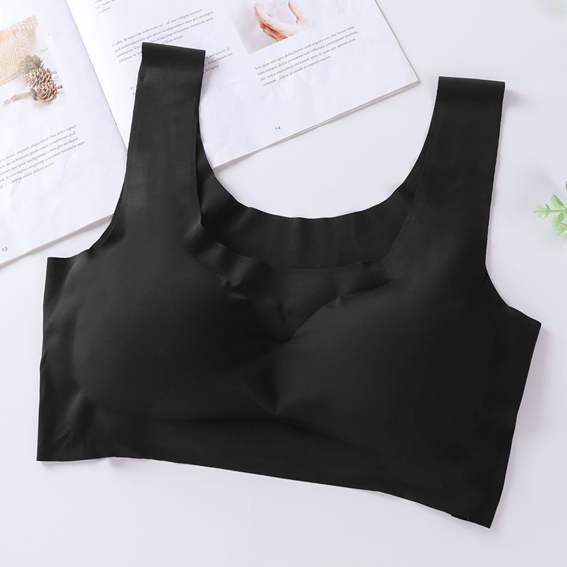 SXCHEN Women's Lingerie Bras 【2-Pack】New Underwear, Wire-Free Push-Up Bra, Seamless Large Size Running Vest, Yoga Sports Bra