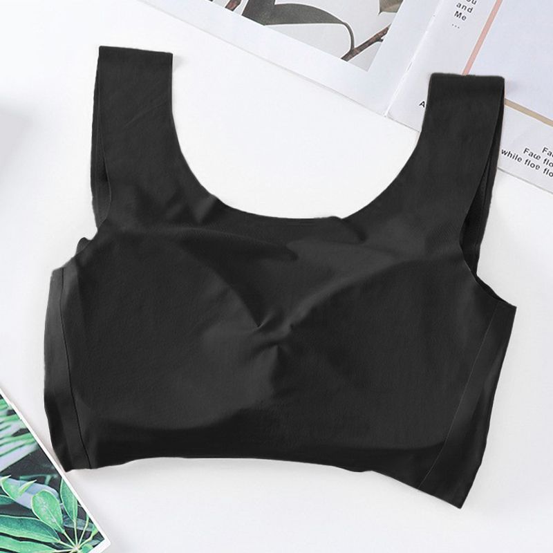 SXCHEN Women's Lingerie Bras 【2-Pack】New Underwear, Wire-Free Push-Up Bra, Seamless Large Size Running Vest, Yoga Sports Bra