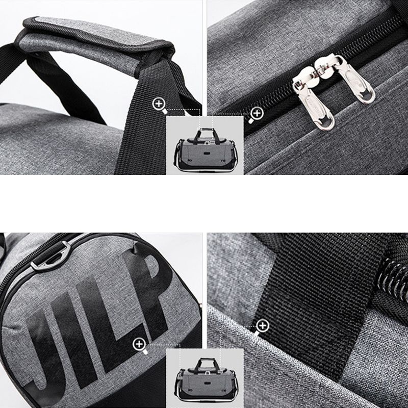 SXCHEN New Big Travel Bag Business Bag Large Capacity Men Hand Luggage Duffle Bags Nylon Weekend Bags Fashion Africa Grey Foldable Oxford Waterproof Unisex Gym Bags Women Multifunctional Bags Unisex