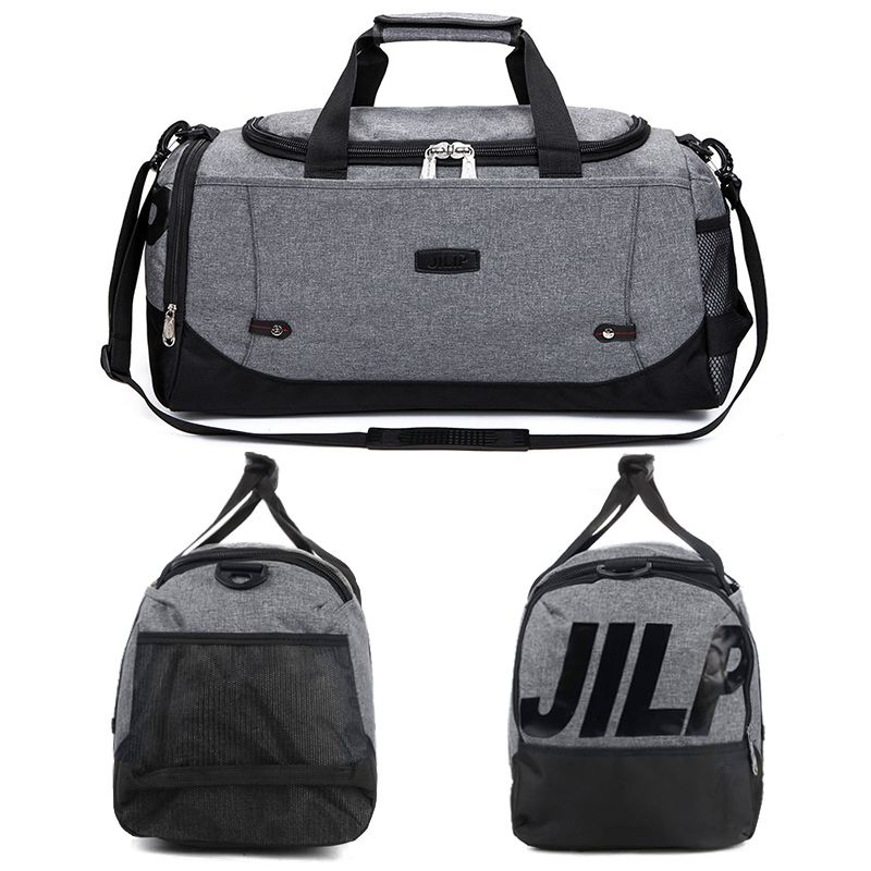 SXCHEN New Big Travel Bag Business Bag Large Capacity Men Hand Luggage Duffle Bags Nylon Weekend Bags Fashion Africa Grey Foldable Oxford Waterproof Unisex Gym Bags Women Multifunctional Bags Unisex