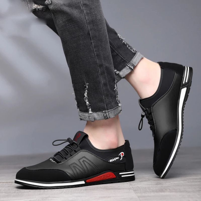 SXCHEN Men's Shoes Sports Shoes Breathable and Versatile British Style Trendy Shoes for Boy Students Hot Trend Business Loafers Official Online Man Shoes Festival Gift Wedding PU