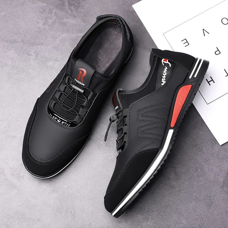 SXCHEN Men's Shoes Sports Shoes Breathable and Versatile British Style Trendy Shoes for Boy Students Hot Trend Business Loafers Official Online Man Shoes Festival Gift Wedding PU