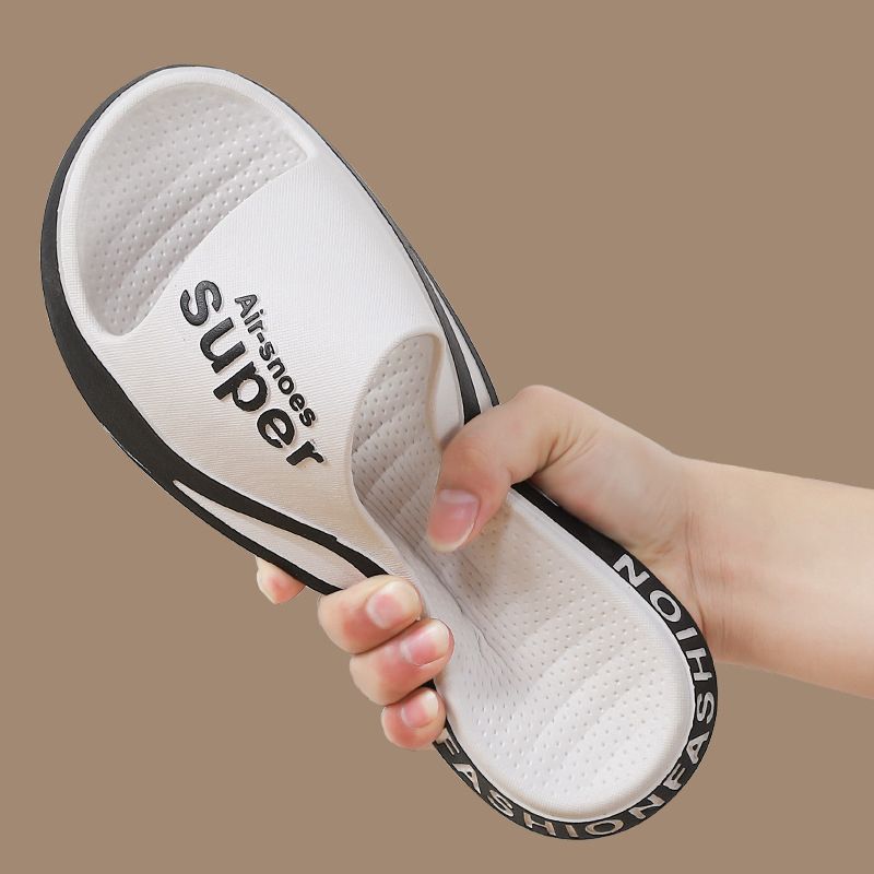 SXCHEN Men’s Shoes Men Slippers Boys Outer Wear Home Non-Slip Thick-soled Indoor Slippers and Slippers Lightweight Outdoor Sports Unisex Breathable Anti-skid Dad Beach Walking Shoe Party