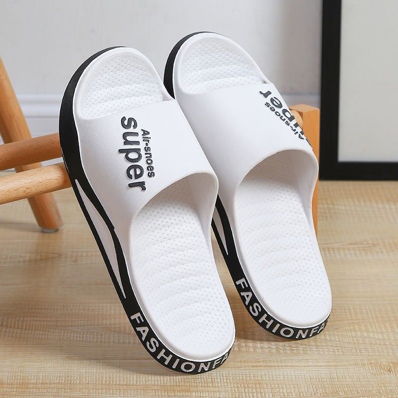 SXCHEN Men’s Shoes Men Slippers Boys Outer Wear Home Non-Slip Thick-soled Indoor Slippers and Slippers Lightweight Outdoor Sports Unisex Breathable Anti-skid Dad Beach Walking Shoe Party