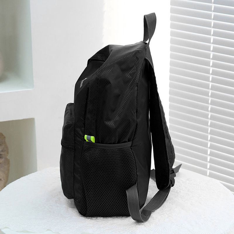 SXCHEN New Men Bag Unisex Foldable Collapsible Travel Backpack Mountain Climbing Walking Camping Ultra-light Folding Leisure Bag Large Capacity Blue Shopping Bag Student Men Women Mom Wife Gift