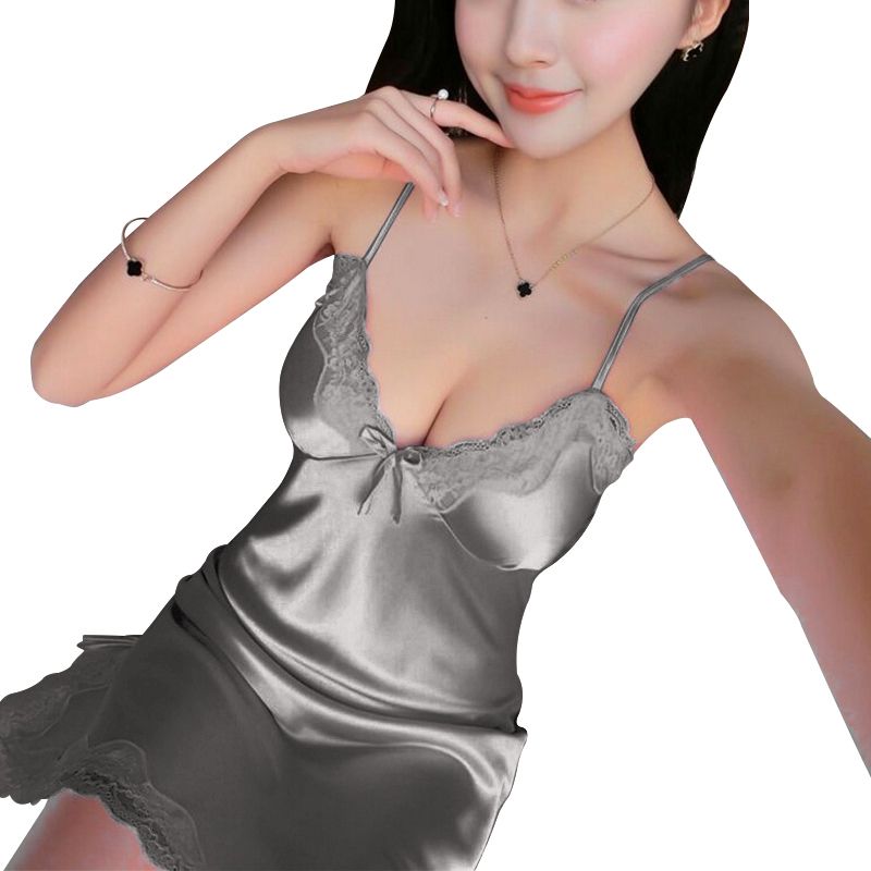 SXCHEN Women's Sleep Nightgowns European African Popular Transparent Sexy Lady Underwear Sleepwear Women Nightdress  Women Night Dress