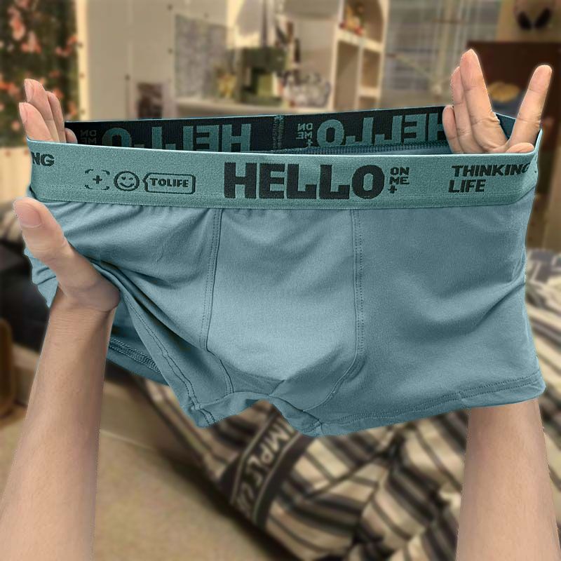 SXCHEN Men'S Clothing Underwear Boxer Briefs Popular Underwear Men'S Large Size Mid-Waist Antibacterial Breathable Comfortable Cotton Boxer Shorts Underwear