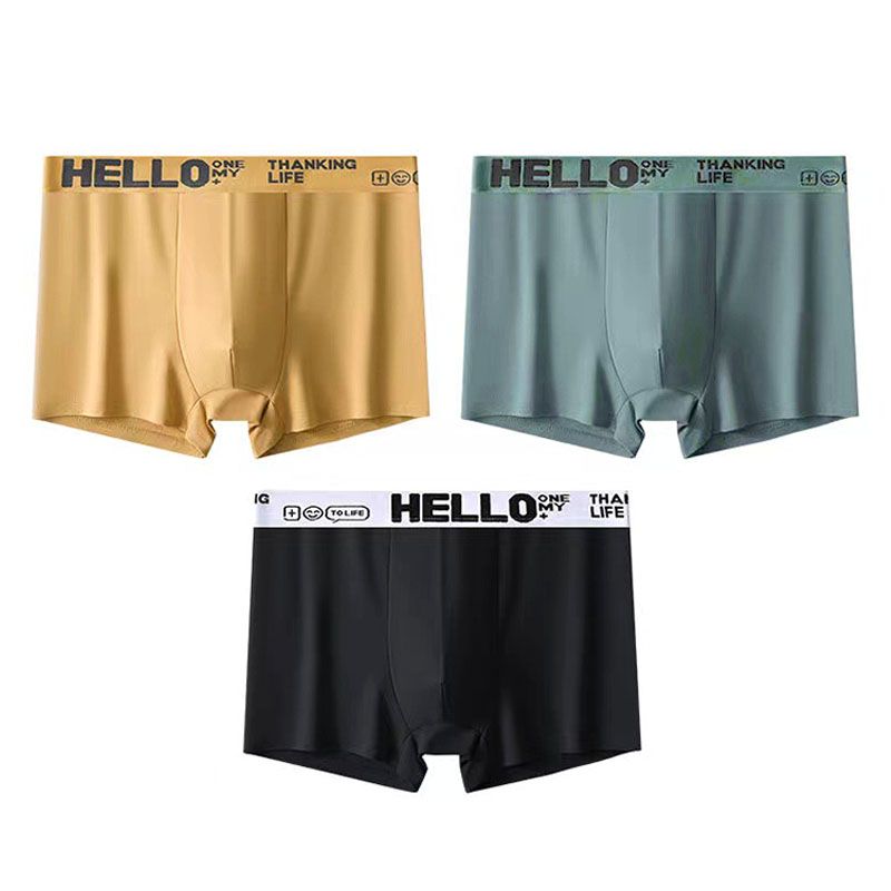 SXCHEN Men'S Clothing Underwear Boxer Briefs Popular Underwear Men'S Large Size Mid-Waist Antibacterial Breathable Comfortable Cotton Boxer Shorts Underwear