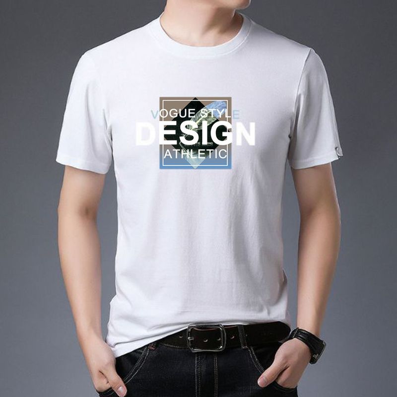 SXCHEN New 3 packs T-Shirts Men's Clothing Tops Man Short-Sleeved Star Printing Student Plus Size Boy Fashion Festival Office Gift U Unisex Lovers Sport Crew Neck Black White Gray Sets Dad Casua
