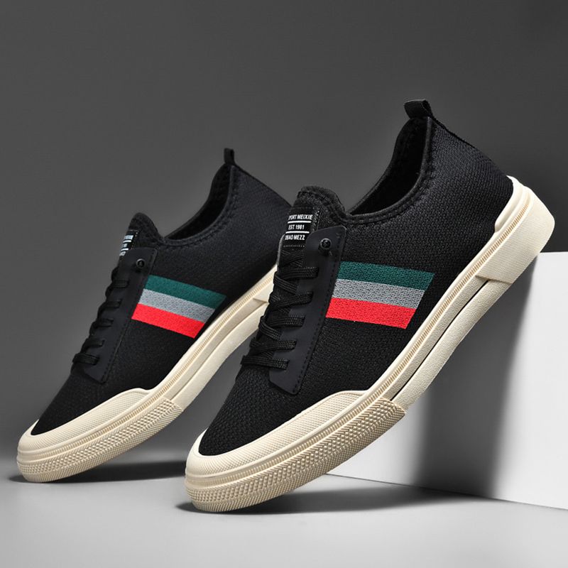SXCHEN Men's Shoes Sneakers Breathable Mesh Shoes, Thick-Soled Sports Casual Shoes, Versatile Low-Top Shoes, Dad Shoes, Running Shoes