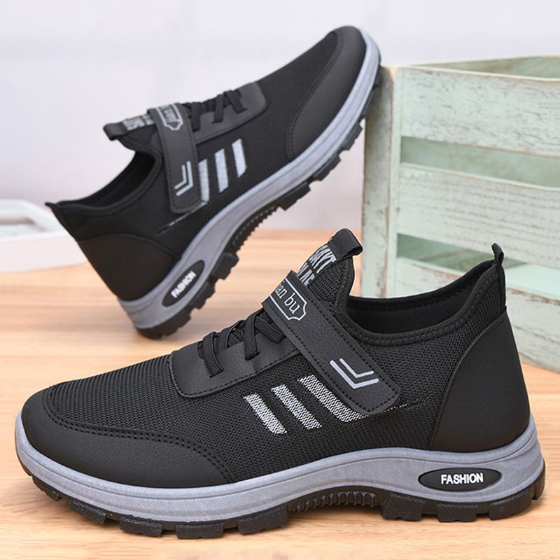 SXCHEN Men's Shoes Sneakers New Style Walking Shoes, Breathable Soft Sole Running Shoes, Middle-aged And Elderly Casual Shoes, Sports Shoes