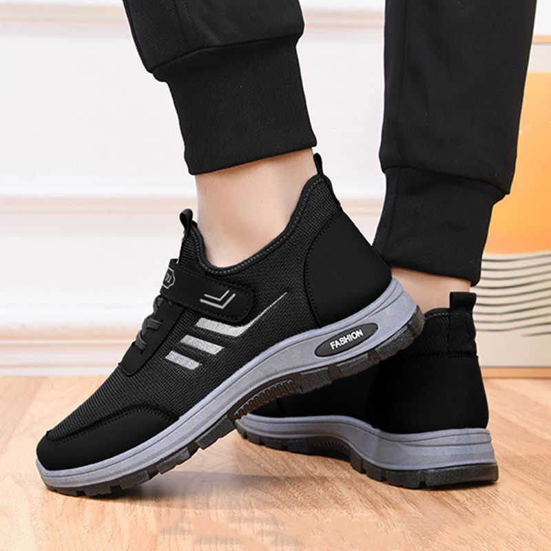 SXCHEN Men's Shoes Sneakers New Style Walking Shoes, Breathable Soft Sole Running Shoes, Middle-aged And Elderly Casual Shoes, Sports Shoes
