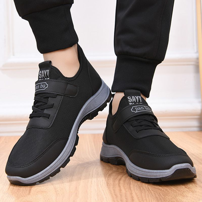 SXCHEN Men's Shoes Sneakers New Style Walking Shoes, Breathable Soft Sole Running Shoes, Middle-aged And Elderly Casual Shoes, Sports Shoes