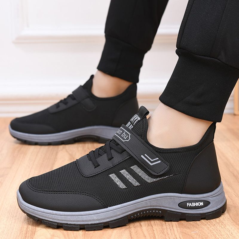 SXCHEN Men's Shoes Sneakers New Style Walking Shoes, Breathable Soft Sole Running Shoes, Middle-aged And Elderly Casual Shoes, Sports Shoes