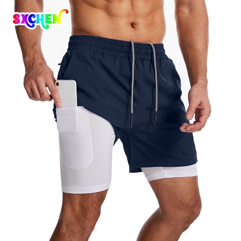 SXCHEN Men's Clothing Activewear Active Shorts Large Size Sports Shorts For Adults Outdoor Quick-Drying Fitness Sports Pants