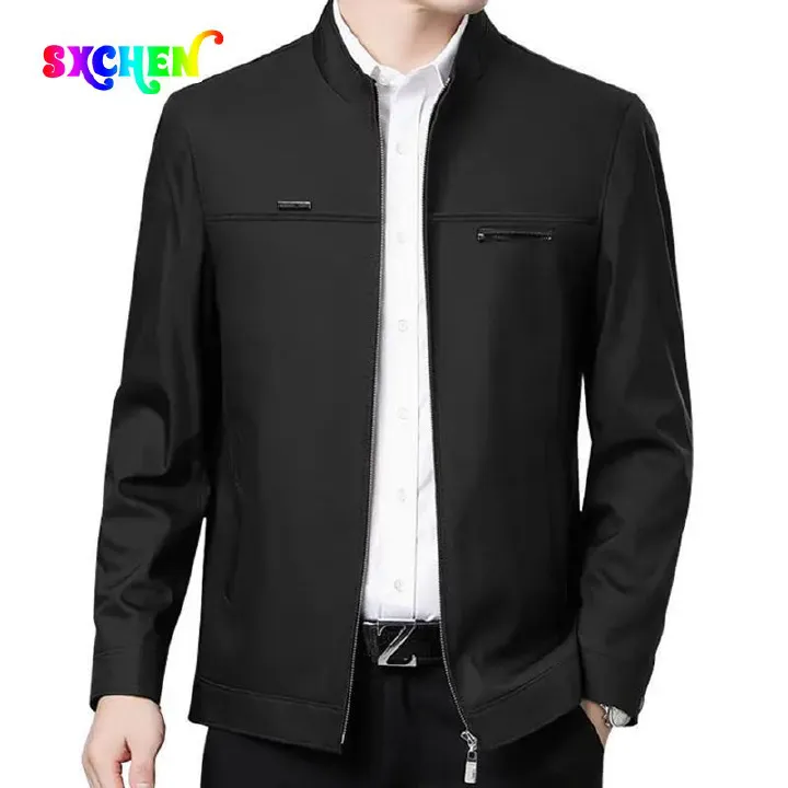 SXCHEN Men's Clothing Tops Jackets Coats New Coats For Men, Middle-Aged Casual Jackets, Daddy Tops, Middle-Aged And Elderly Jackets