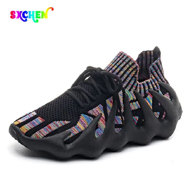 SXCHEN Women's Shoes Athletic Running Coconut Shoes Dad Shoes Octopus Breathable Mesh Versatile Student Casual Sports Shoes Trendy Sports Shoes Running Shoes Ladies Shoe elastic band Girls