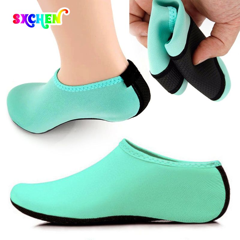 SXCHEN Women's Shoes Athletic Water Shoes Beach Shoes Snorkeling Shoe Covers General Equipment Swimming And Diving Socks Snorkeling Socks Swimming Shoe Covers Non-Slip Water Shoes Ladies Shoe elastic