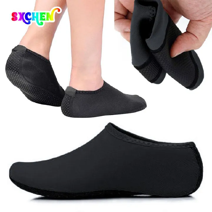 SXCHEN Men Shoes Athletic Water Shoes Beach Shoes, Snorkeling Shoe Covers, General Equipment, Swimming And Diving Socks, Snorkeling Socks, Swimming Shoe Covers, Non-Slip Water Shoes