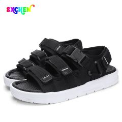 SXCHEN Men'S Shoes Sandals New Student Korean Style Trendy Sandals, Beach Shoes, Sports Open-Toe Slippers, Non-Slip Casual Sandals For Outer Wear
