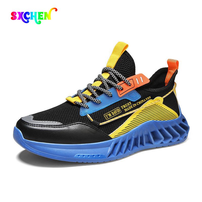 SXCHEN Men's Shoes Athletic Basketball Shoes New Feiwei men's shoes, lightweight sports casual shoes, personalized trendy shoes, sports shoes basketball shoes Athletic sneakers