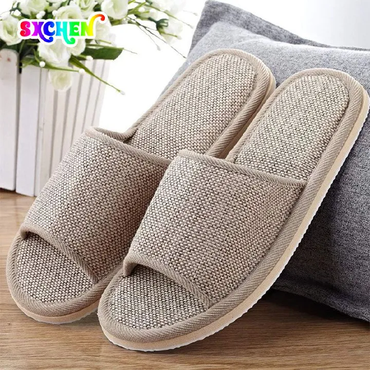 SXCHEN Men's Shoes Slippers Unisex Indoor Slippers Open Slippers Couple Home Indoor Slippers Hospitality Men and Women Shoe Sandles Casual School Flats Brown Simple Elegant Anti-skid