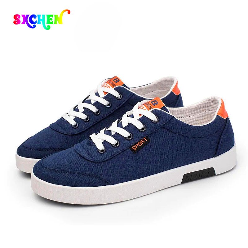 SXCHEN Men's Shoes Sneakers Student canvas shoes men's shoes hiking running shoes trendy breathable sports casual shoes sneakers