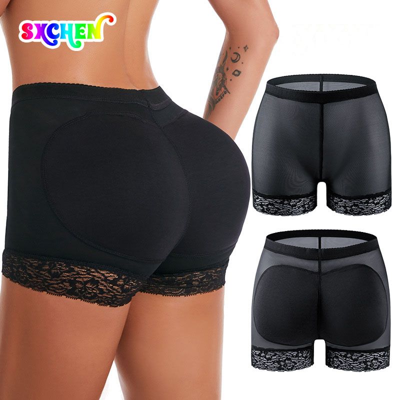 SXCHEN Women's Clothing Bottoms Shorts Butt lifting pants, bottoming buttocks enlargement, fake butt underwear, body shaping boxer tummy control pants