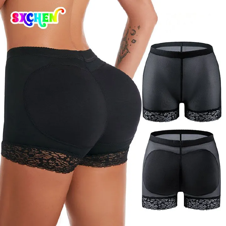 SXCHEN Women's Clothing Bottoms Shorts Butt lifting pants, bottoming buttocks enlargement, fake butt underwear, body shaping boxer tummy control pants