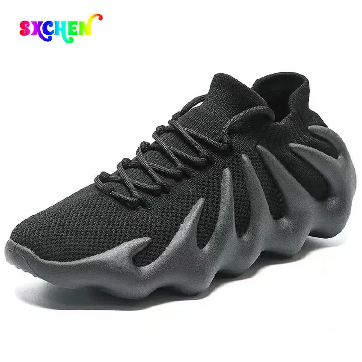 SXCHEN Men's Shoes Sneakers New Summer Octopus Men's and Women's Shoes Couples Mesh Casual Shoes Running Sneakers Socks Shoes Korean Style Versatile Sneakers