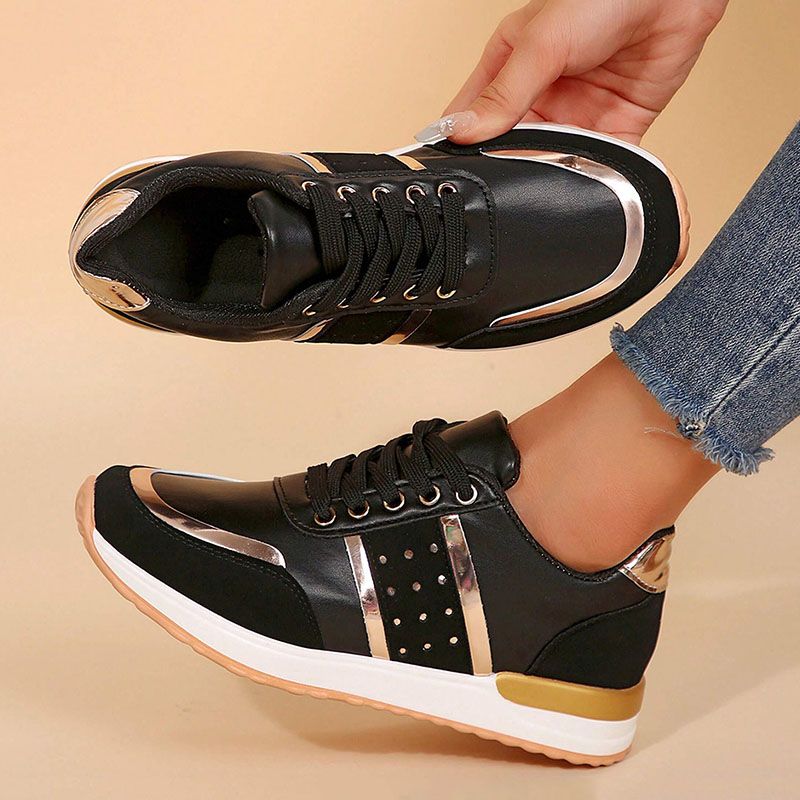 SXCHEN Women's Shoes Sneakers Ladies Shoes American Thick Bottom Color Matching Sports Shoes Casual Low Top Sports Shoes Party Office Girl Mom Shoe Lovers Gift Latest Shoes Wedge Shoes Ladies