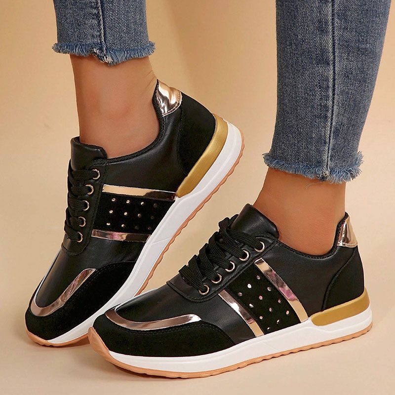 SXCHEN Women's Shoes Sneakers Ladies Shoes American Thick Bottom Color Matching Sports Shoes Casual Low Top Sports Shoes Party Office Girl Mom Shoe Lovers Gift Latest Shoes Wedge Shoes Ladies
