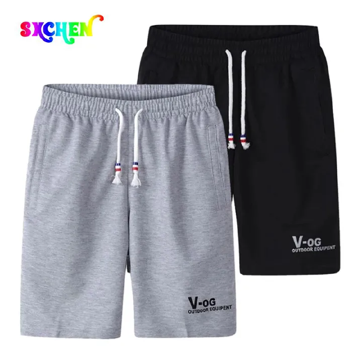 SXCHEN New Men's Shorts Casual Sports Five-point Pants Loose Breathable Man Quick-drying Large Pants Beach Pants Knee Length Shorts Fashion Cotton trousers Tide Boy Clothes Students Birthday Trousers