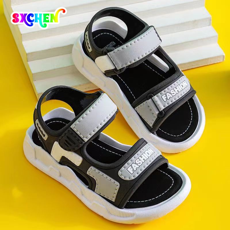 SXCHEN Kids Shoes Unisex Sandals Non-slip Soft Bottom Boy in Big Children's Children's Shoes Baby Beach Shoes Sandals Durable Rhinestone Hiking Outdoor Jogging Girls Shoes Flat Casual Boys