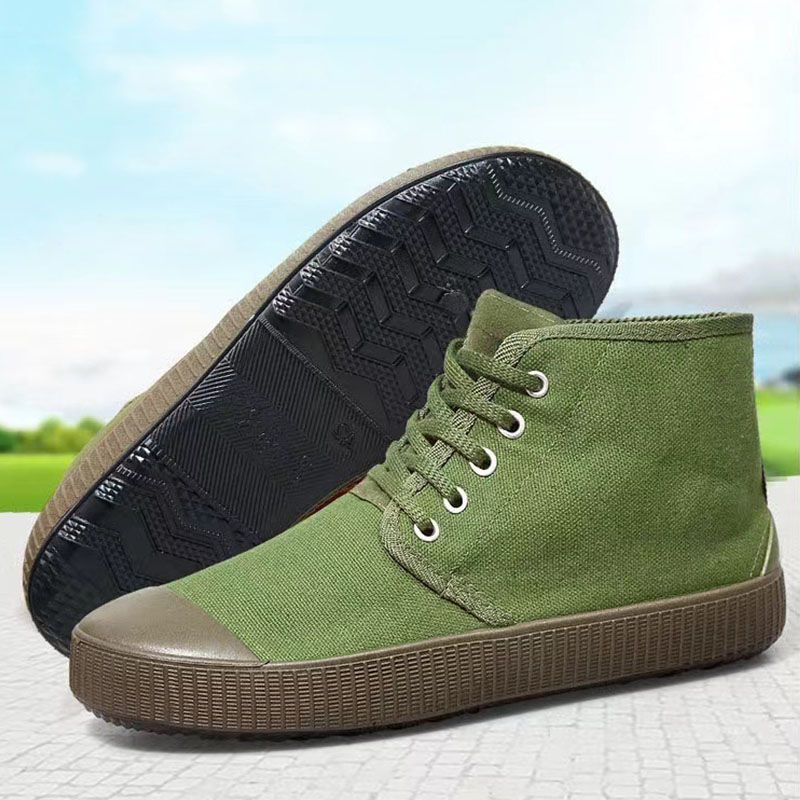 SXCHEN Men's Shoes Work Safety Boots Ankle Bootie High-Top Liberation Shoes, Labor Protection Shoes, Gaobang Farmland Outdoor Construction Site Work, Wear-Resistant, Non-Slip And Comfortable Boots