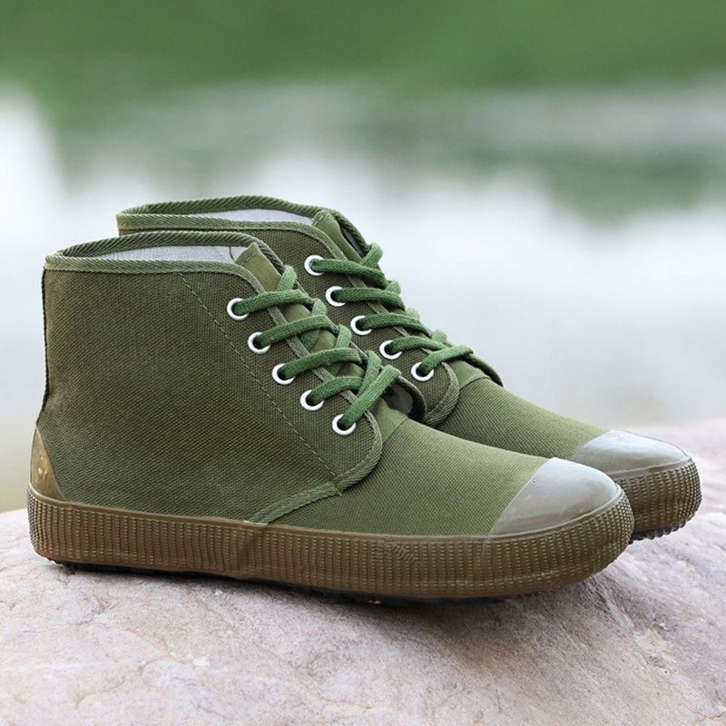 SXCHEN Men's Shoes Work Safety Boots Ankle Bootie High-Top Liberation Shoes, Labor Protection Shoes, Gaobang Farmland Outdoor Construction Site Work, Wear-Resistant, Non-Slip And Comfortable Boots