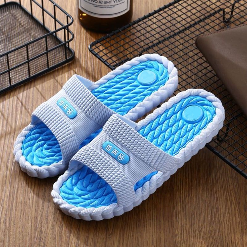 SXCHEN Women's Shoes Deodorant Non-slip Slippers Household Bathroom Sandals and Slippe Bathroom Bath Soft Bottom Slippers Thick Soled Couple Buy one Size Bigger Than Usual Ladies Casual 40 39 41 38 37